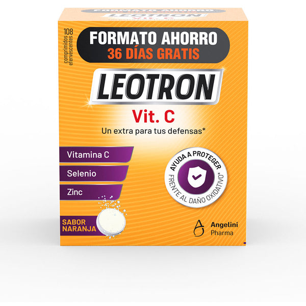 Leotron Vitamin C Triple Action Effervescent Tablets 72 + 36 As A Gift #Orange 54 U | Vuodevaatteet.fi