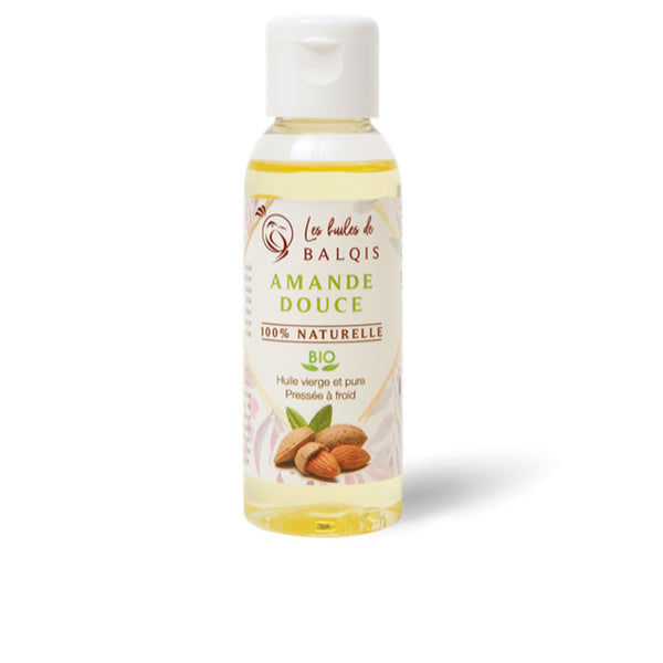 Les Huiles de Balqis 100% Luomu Manteliöljy 50 ml | Vuodevaatteet.fi