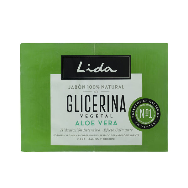 Lida 100% Natural Glycerin And Aloe Vera Soap Set 2 X 125 Gr | Vuodevaatteet.fi