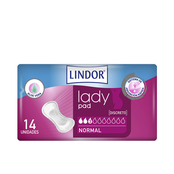 Lindor Lady pad normal 3 pisaraa 14 kpl | Vuodevaatteet.fi