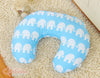 Multifunktionales ergonomisches Stillkissen - Elephants blue