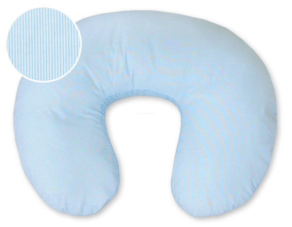 Vielseitiges ergonomisches Stillkissen – Blue strips