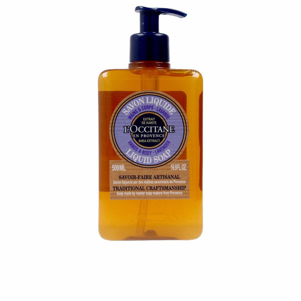 L'Occitane En Provence Lavender nestesaippua käsille ja vartalolle 500 ml | Vuodevaatteet.fi