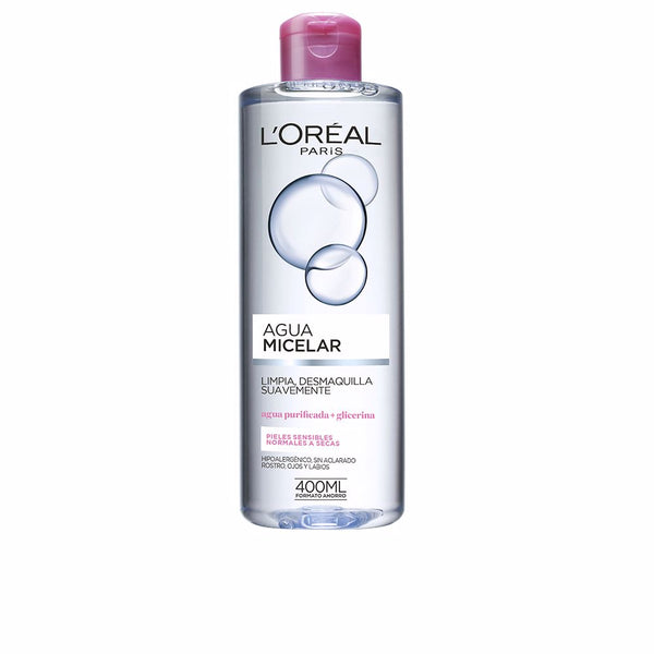 L'Oréal Paris Agua micelar suave herkille iholle 400 ml | Vuodevaatteet.fi