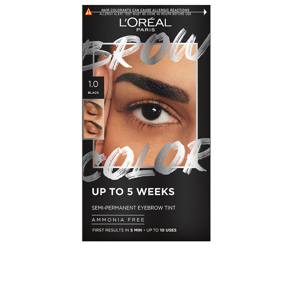 L'Oréal Paris Brow color kulmakarvojen sävytys #1.0-musta 4 u | Vuodevaatteet.fi