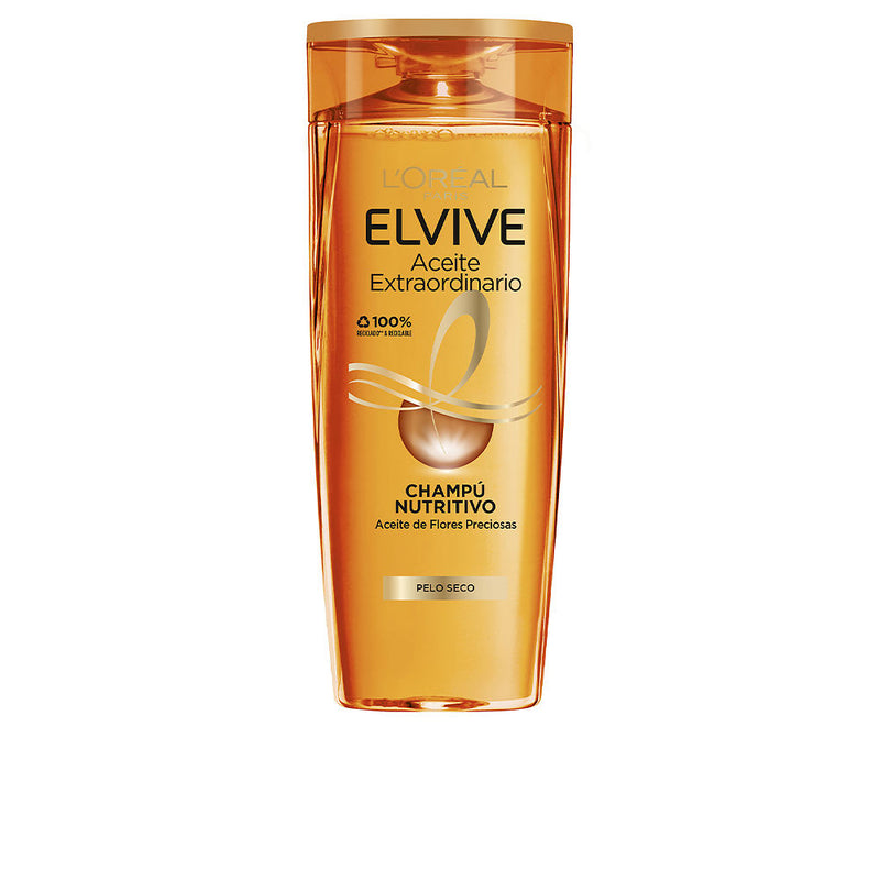 L'Oréal Paris Elvive extraordinary oil ravitseva shampoo 370 ml | Vuodevaatteet.fi