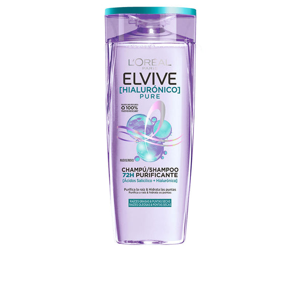 L'Oréal Paris Elvive hyaluronic pure shampoo 380 ml | Vuodevaatteet.fi