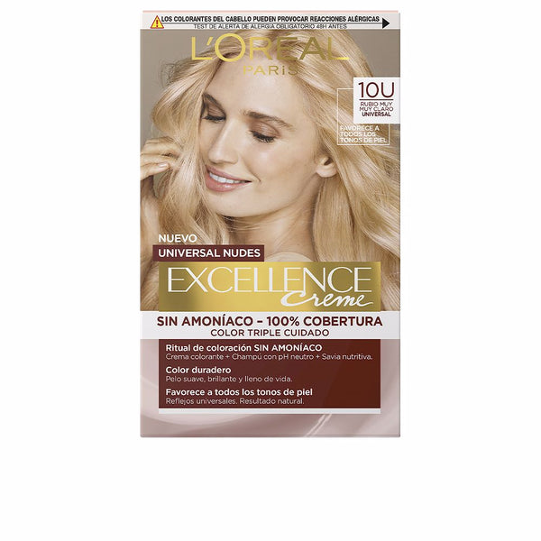 L'Oréal Paris Excellence Nudes Dye #10U-Lightest Blonde 5 U | Vuodevaatteet.fi