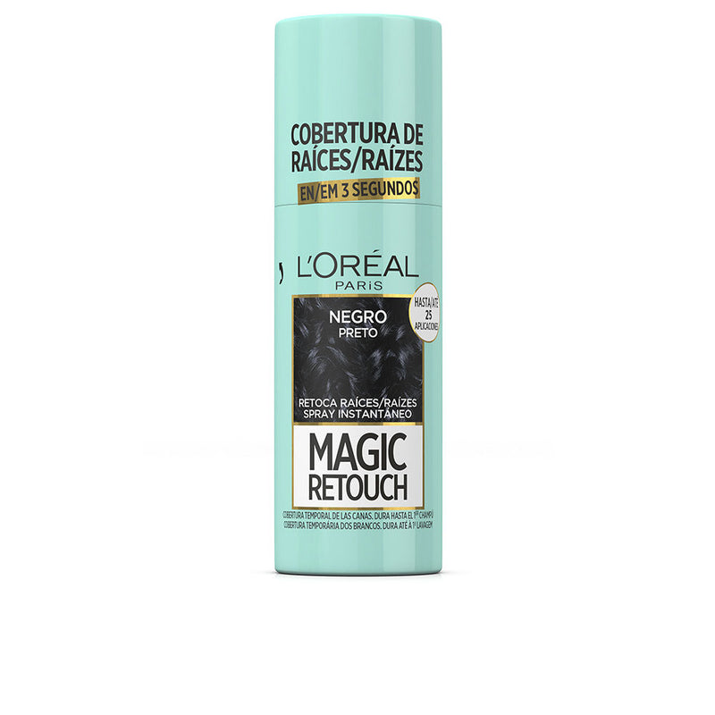 L'Oréal Paris Magic retouch #1-musta spray 75 ml | Vuodevaatteet.fi