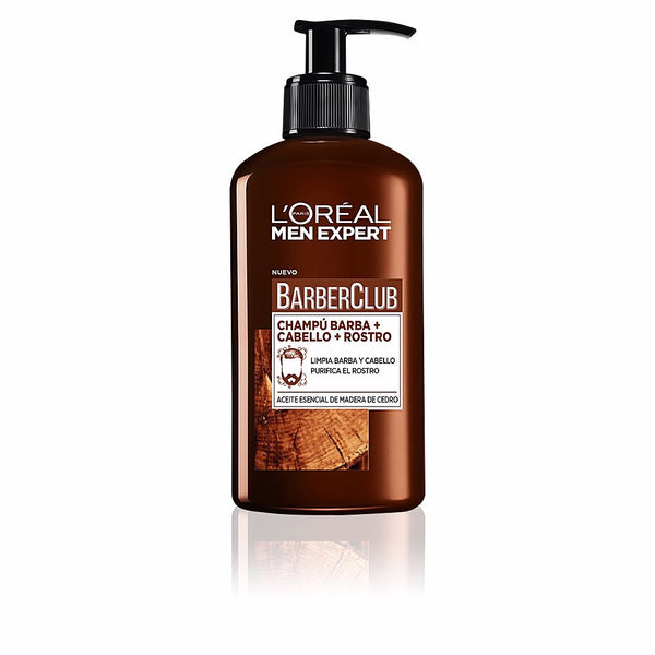 L'Oréal Paris Men expert barber club shampoo parta-kasvot-hius 200 ml | Vuodevaatteet.fi