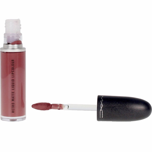 Mac Retro matte nestemäinen huuliväri #topped with brandy | Vuodevaatteet.fi