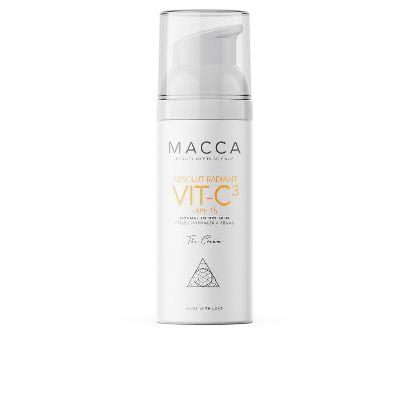 Macca Absolut radiant vit-c3 voide spf15 normaalille kuivalle iholle 50 ml | Vuodevaatteet.fi