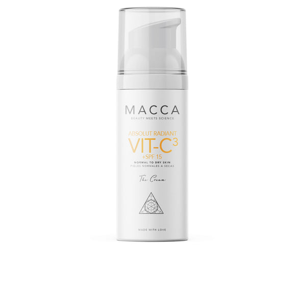 Macca Absolut radiant vit-c3 voide spf15 normaalille kuivalle iholle 50 ml | Vuodevaatteet.fi