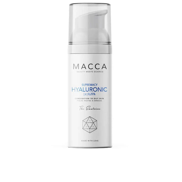 Macca Supremacy hyaluronic 0,25% emulsio yhdistelmä- ja rasvaiselle iholle 50 ml | Vuodevaatteet.fi