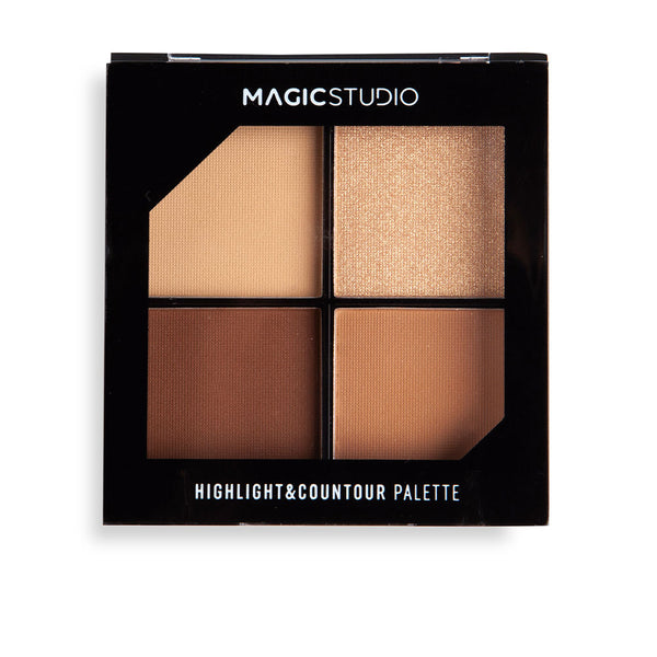 Magic Studio Highlight & contour, paletti 2,8 g | Vuodevaatteet.fi