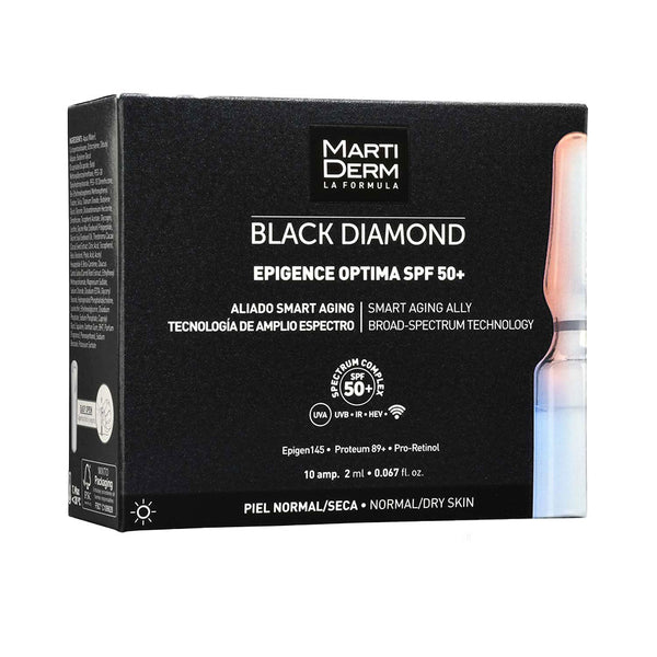Martiderm Black Diamond Epigence Optima Ampoules For Normal-Dry Skin Spf50+ 10 X 2 Ml | Vuodevaatteet.fi