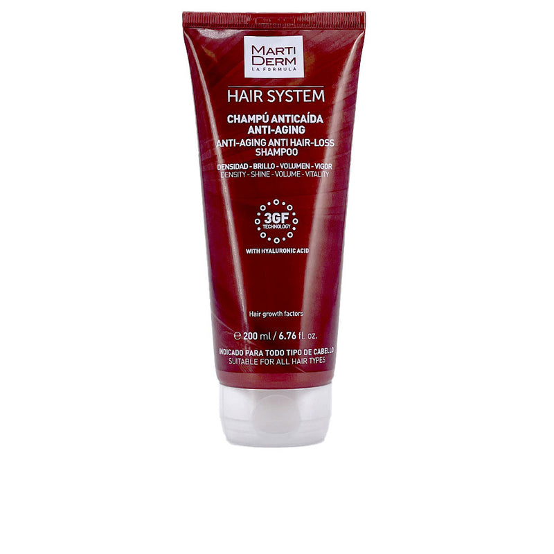 Martiderm Hair System Anti-Aging Anti-Hair Loss Shampoo 200 Ml | Vuodevaatteet.fi
