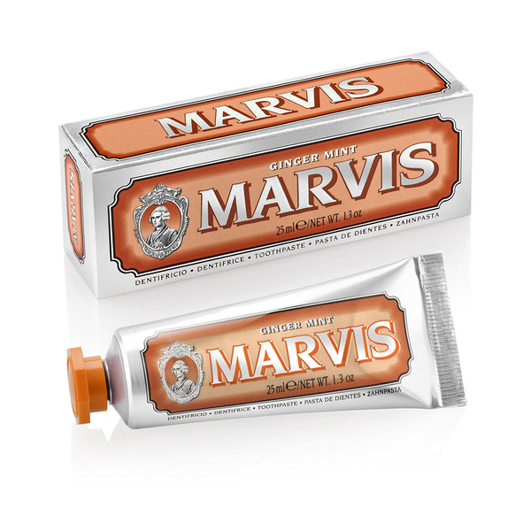 Marvis Ginger mint hammastahna 25 ml | Vuodevaatteet.fi