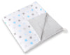 Leikkiteltta + Pehmuste - Blau Stars/Grey