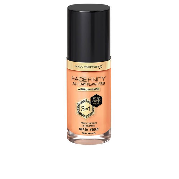 Max Factor Facefinity 3in1 pohjustusvoide, peitevoide & meikkivoide #85-caramel 30 ml | Vuodevaatteet.fi