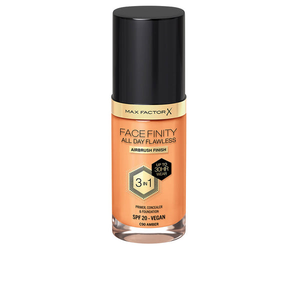Max Factor Facefinity all day flawless 3 in 1 meikkivoide #90-amber 30 ml. | Vuodevaatteet.fi