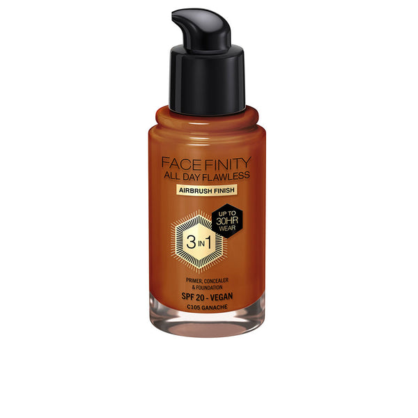 Max Factor Facefinity all day flawless 3 in 1 meikkivoide #c105-ganache 30 ml | Vuodevaatteet.fi