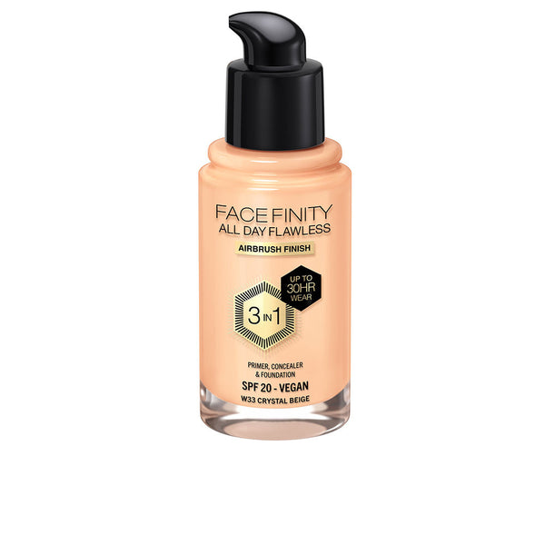 Max Factor Facefinity all day flawless 3 in 1 meikkivoide #w33-crystal beige 30 ml | Vuodevaatteet.fi