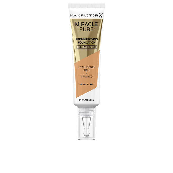 Max Factor Miracle pure meikkivoide spf30 #70-warm sand | Vuodevaatteet.fi
