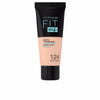 Maybelline Fit me matte+poreless meikkivoide #124-soft sand | Vuodevaatteet.fi