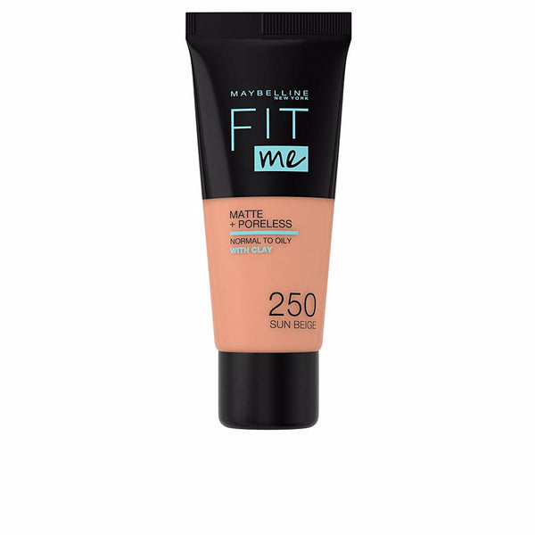Maybelline Fit me matte+poreless meikkivoide #250-sun beige | Vuodevaatteet.fi