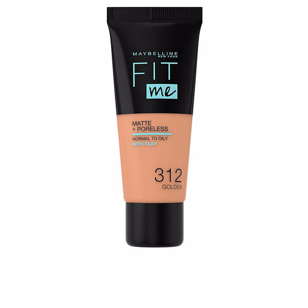 Maybelline Fit me matte+poreless meikkivoide #312-golden | Vuodevaatteet.fi
