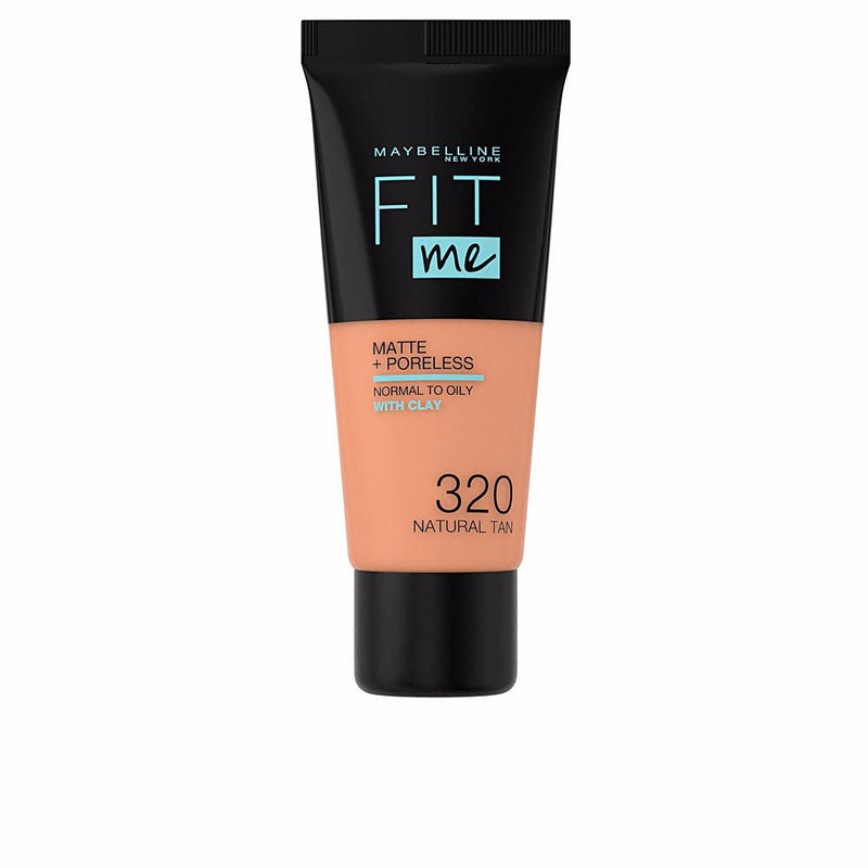Maybelline Fit me matte+poreless meikkivoide #320-natural tan | Vuodevaatteet.fi