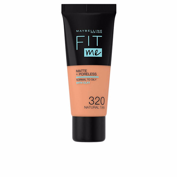 Maybelline Fit me matte+poreless meikkivoide #320-natural tan | Vuodevaatteet.fi