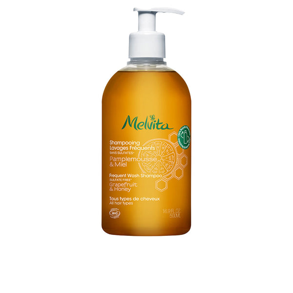 Melvita Usein käytettävä shampoo kaikille hiustyypeille 500 ml | Vuodevaatteet.fi