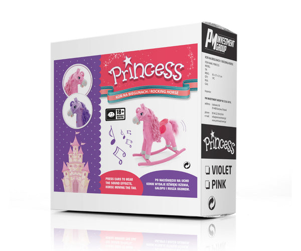 Keinuhevonen Prinsessa Vaaleanpunainen
