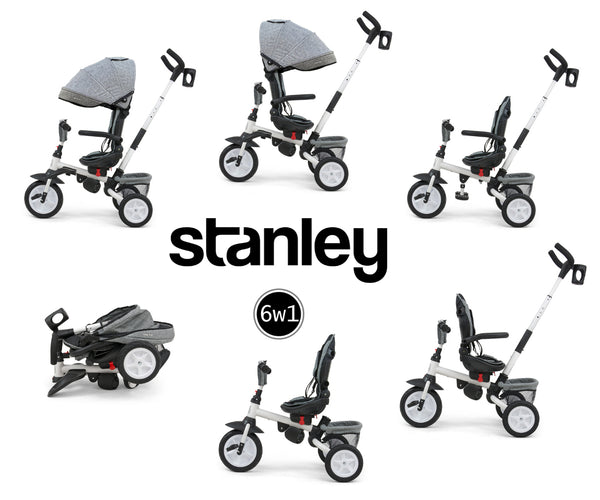 Lasten Kolmipyörä Stanley Harmaa