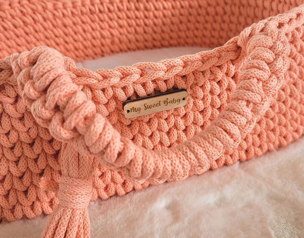 Puppenwagen Mosbaskett - Peach