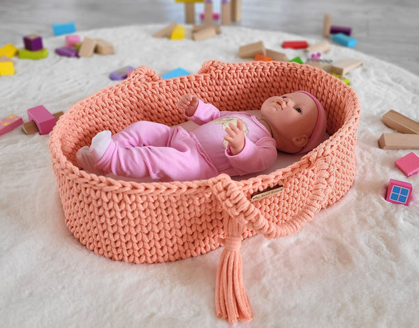 Puppenwagen Mosbaskett - Peach