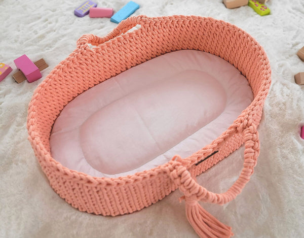 Puppenwagen Mosbaskett - Peach