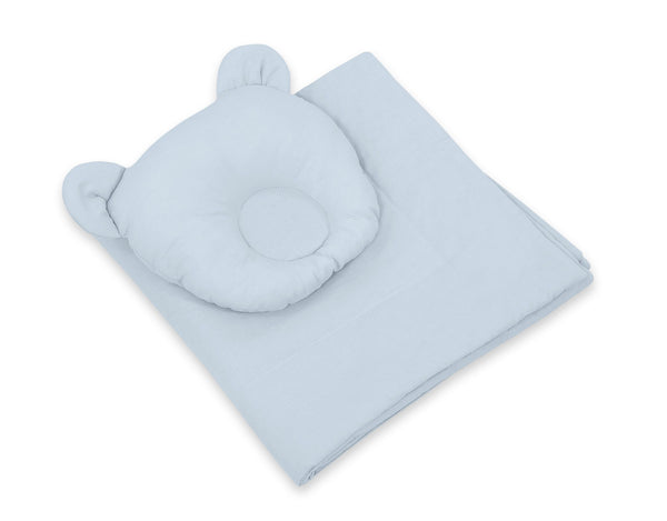 Moseskorin Peito Ja Tyyny - Teddy Bear - Blue