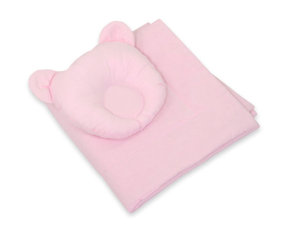 Moseskorin Peito Ja Tyyny - Teddy Bear - Pink