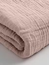 Mousseline Aluslakana Blush Roosa 90x200 + 30 cm