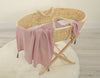 Musselin-Babydecke - Pastellrosa