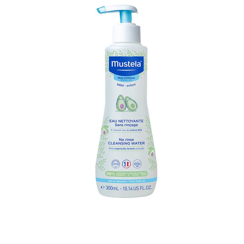 Mustela Baby-child puhdistusvesi ilman huuhtelua 300 ml | Vuodevaatteet.fi