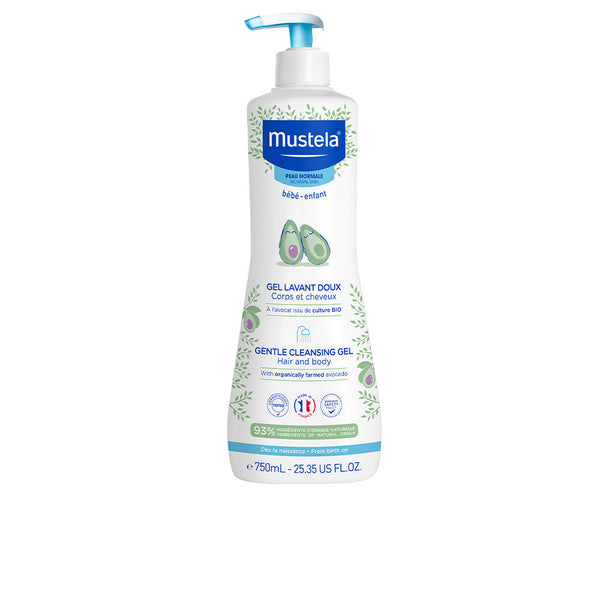 Mustela Baby gentle bath gel 750 ml | Vuodevaatteet.fi