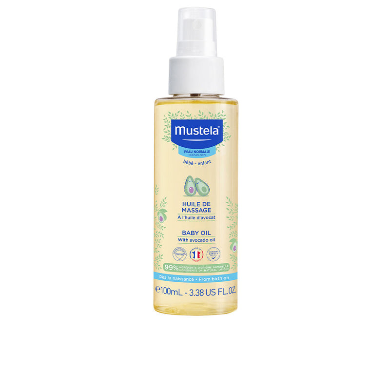 Mustela Bebé-niño hierontaöljy 100 ml | Vuodevaatteet.fi