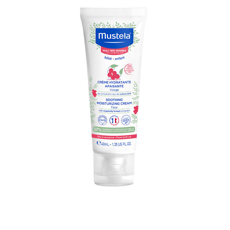 Mustela Bebé-niño kosteuttava kasvovoide 40 ml | Vuodevaatteet.fi