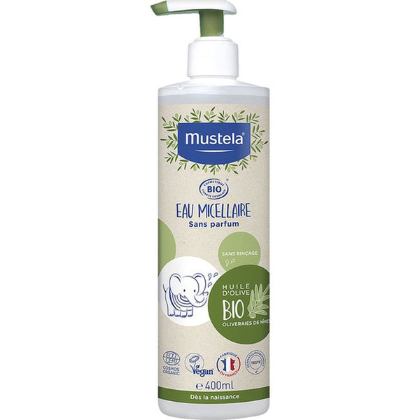 Mustela Bio baby misellivesi ilman huuhtelua 400 ml | Vuodevaatteet.fi
