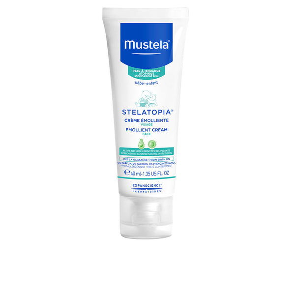 Mustela Stelatopia emollientti kasvovoide 40 ml | Vuodevaatteet.fi