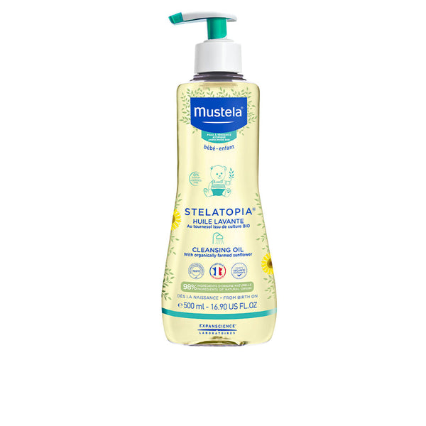 Mustela Stelatopia kylpy- ja suihkuöljy 500 ml | Vuodevaatteet.fi